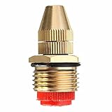 amzmonnsuta 1/2inch スプレーノズル 真ちゅう製 調整可能 ドリップ灌漑　ガーデン・芝生 ・庭園 　 散水用具　ミスト　ツール