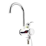 Angelsky 電気蛇口水道 ledデジタル表示インスタント 暖房電気温水器の蛇口 蛇口キッチン暖房水タップ蛇口220V