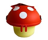 数量限定入荷 子供用 大人用 キノコ ショルダーバック 2way レッド オレンジ グリーン イエロー 4色 キッズ 出産祝い プレゼント ギフト (レッド)
