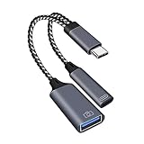 USB Type C 変換 アダプタ usb otg 変換アダプタ 【USB 3.0高速ポート+USBタイプC高速PD充電ポート】USB C デバイス対応 双方向 データ転送 写真/ビデオ転送/マウス/プリンタ/キーボード/Uディスク接/きます アプリ不要 プラグ＆プレイ