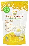 Happy Family オーガニック 赤ちゃん～幼児向け ヨーグルト＆フルーツ スナック (バナナ&マンゴー味)(1oz x 2袋)[海外直送品]
