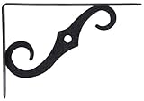 The Hillman Group 852000 Shelf Bracket Antique Black 1-Pack [並行輸入品]