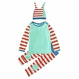 カタツムリ　縞模様　男女兼用　３点セット（上着＋パンツ＋帽子）　ベビー服　女の子　赤ちゃん服　幼児　子供服　男の子　長袖　４サイズ　キッズ服　ロンパース カバーオール　満月/出産祝い/プレゼント70C