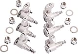 Sperzel 6 In-Line Locking Tuners Brushed Chrome [並行輸入品]