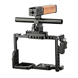 NICEYRIG カメラケージ Sony A7III/A7MIII/A7RIII/A7II/A7RII/A7SIIに専用カメラケージキット NATOトップハンドル HDMIケーブルロック 15mmロッド Sony A7/A7M3/A7R3/A7R2/A7S2に適用 ―299