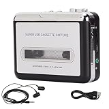 USBカセットテーププレーヤー カセットコンバーター MP3変換プレーヤー MP3コンバーター USBカセットキャプチャー カセットテープ USB変換プレーヤー MP3テープコンバーター カセット再生可能 デジタル化 MP3変換プレーヤー 小型軽量 ポータブル イヤホン付き, Jeffergardene49ui7x0ng