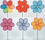 94541503　風車ピック　フラワー　シングル　　6本セット