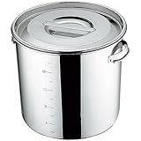 三宝産業 UK 18-8 キッチンポット 目盛付 26cm 手付