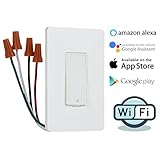 ソニーmdr7506スマートライトスイッチWorks with Alexa、teepaoワイヤレスWiFi壁ライトタッチスイッチリモートコントロール、いない、AmazonエコーAlexaと互換性Goo