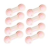 laniakea ベビーガード ストッパー ドアロック 8個セット 安全ロック 地震対策 (ピンク)