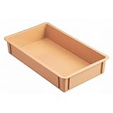 コンテナ PC-150ｺﾝﾃﾅﾍﾞｰｼﾞｭ [外寸69 x 41 x 13.5cm ・内寸65 x 37 x 12.5cm] ポリプロピレン樹脂 食洗機可 (7-121-8) 料亭 旅館 和食器 飲食店 業務用