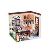 つくるんです® 日本語説明書付 DIY ミニチュアハウス ドールハウス DGMシリーズ (マイダイニング)
