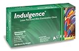 Aurelia Indulgence Latex Glove, Powdered, 9.4 Length, 5 mils Thick, Large (Pack of 100) by Aurelia