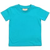 (ラークウッド) Larkwood ベビー・赤ちゃん・キッズ・子供用 クルーネック Tシャツ トップス 半袖カットソー スクールウェア (24-36ヶ月) (ターコイズ)