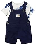 カーターズ Carter's ショートオール セット 2-Piece Top & Shortalls Set 12M (72-78cm) [並行輸入品]