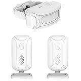 Baoblaze 自動　ドアベル　ワイヤレス　警報　セキュリティ　安全　商業　オフィス　歓迎チャイム　全2種類 - 1赤外線+ 2レシーバー