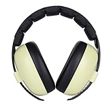 hjuns-Wu 3色 防音イヤーマフ 遮音値27dB プロテクター フリーサイズ　折りたたみ型 大人・子供兼用 自閉症 聴覚過敏 騒音対策　聴覚保護 勉強等様々な用途に グリーン