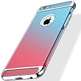 Auroralove Iphone 6 / 6s 4.7インチ3 in 1 TPUグラデーションソフトスリム透明耐衝撃Aromorシリコンゴムケースfor iPhone 6 / 6s iphone 7
