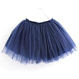 enchante petit(アンシャンテ プティ) キッズ 子供 ボリュームチュールフレアスカート ≪全9色≫ 110cm #ネイビー