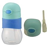 【セット買い】 サーモス ベビーストローマグ NPA-340 ブルー(BL) 340ml + THERMOS FFH-STストローキャップユニット ブルー(BL)