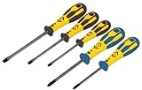 C. K Tools T49153 Dextro Slotted/PoziDrive Screwdriver Set, 5-Piece [並行輸入品]