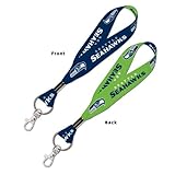 NCAA Seattle Seahawksリバーシブルキーストラップ – College Navy /ネオングリーン