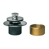 Oatey K27PB Dearborn Brass Uni-Lift Bathtub Drain Conversion Kit, Polished Brass [並行輸入品]