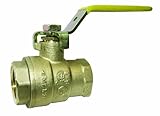 ワット3 / 4 lffbv-3 C low-leadフルポート3 / 4インチメスパイプボールバルブ、真鍮、2ピース