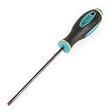 uxcell スクリュードライバ　ナンスリップ　ハンドル　グリップ 100mm ロングT15 Torx ポイントマグネチック　チップ