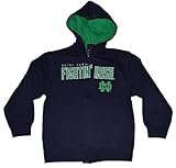 Notre Dame Fighting Irish Little Boys ( 4 – 7 ) gen2フルZipフリース裏地パーカースウェットシャツ M ブルー
