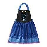 [ベルメゾン] ディズニー エプロンドレス プリンセス エプロン （キッズ） アナ サイズ：９０～１００
