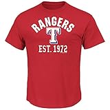 MLBメンズ半袖クルーネックFearsome履歴Teeプログラム M レッド