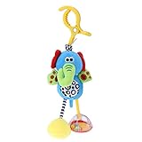 Domybest　ベビーカー おもちゃ　布のおもちゃ 象 ライオン　ぬいぐるみ ベビー　おもしろい　子供　キッズ　新生児　祝い (象)
