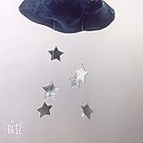 LiCheng Nursery Decorations for Baby Kids Bedroom Crib Decals Wall Art(Clouds/Moon/Stars/Rainbow/Rai