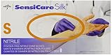 Medline Sensicare Silk Nitrile Exam Gloves, Dark Blue, Small, 200 Count by Medline