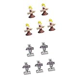 Flameer マイクロランド　フローポット　ガーデンデコレーション　ミニ　樹脂　盆栽　DIY　ツアーのサイン　約10個セット　　耐久性