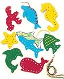 [コンストラクティグプレイシング]Constructive Playthings Lacing & TracingTM Sea Life LR-2574-10 [並行輸入品]