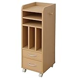 山善(YAMAZEN) おかたづけラック(多段タイプ) ナチュラル FJR-9030CTT(NB)