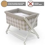 Cambrass Crib X Wood (46 x 78 cm, Bebe Grey/ Natural) by Cambrass