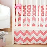 New Arrivals Zig Zag Baby 3 Piece Crib Bedding Set, Hot Pink by New Arrivals [並行輸入品]