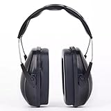 防音イヤーマフ 遮音値34dB 聴覚保護 ANSI S3.19＆CE EN352-1認証済み 超弾力性ヘッドバンド 軽量 大人・子供兼用 聴覚過敏・射撃 ・仕事・勉強などに適用 レッド (Black)