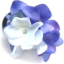 Amazon.co.jp: [ スウィートキス 〕 紫陽花 ヘアゴム あじさい