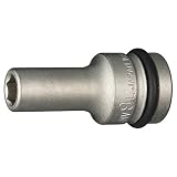トネ(TONE) インパクト用ロングソケット 4NV-09L 差込角12.7mm(1/2") 二面幅9mm