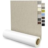 補修布シート大判 40×150cm 布 穴補修り リネン 貼れる布 普通地~ 厚地用 はんぷ ハンプ 生地 リペアシート手芸用品 ナイロン用 補修シートリペアデコレーションキット(ライトベージュ)