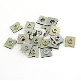 20×春メタルプレートU型クリップカーパネルフェンダー用スピードナットM6