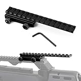 [TKPRODUCT DESIGN] ライフル エアガン 拡張用 マウントベース (20mmレール 対応) 【 スコープ などの サバゲー アクセサリーを拡張・装着するためのレール！】