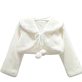 【ANION】子供ケープ 子供ドレス ポンチョ ボレロ ファー ボレロ ポンチョ 単品 カーディガン ケープ　フォーマル　ガールズ　キッズ　子供 結婚式 七五三 発表会 披露宴 パーティ (M)