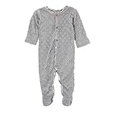 My Blankee Minky Dot Footie Romper, Silver, 6-12 Months by My Blankee