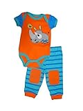 Nuby Rhino Romper andパジャマパンツ US サイズ: S カラー: オレンジ
