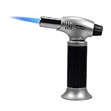 Blow Torch Kitchen Butane Torch Refillable Culinary Torch with Safety Lock and Adjustable Flame(Buta